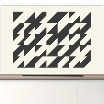 Spatscherm - Bauhaus driehoeken