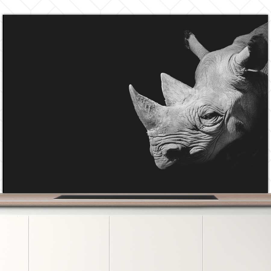 Spatscherm - Neushoorn