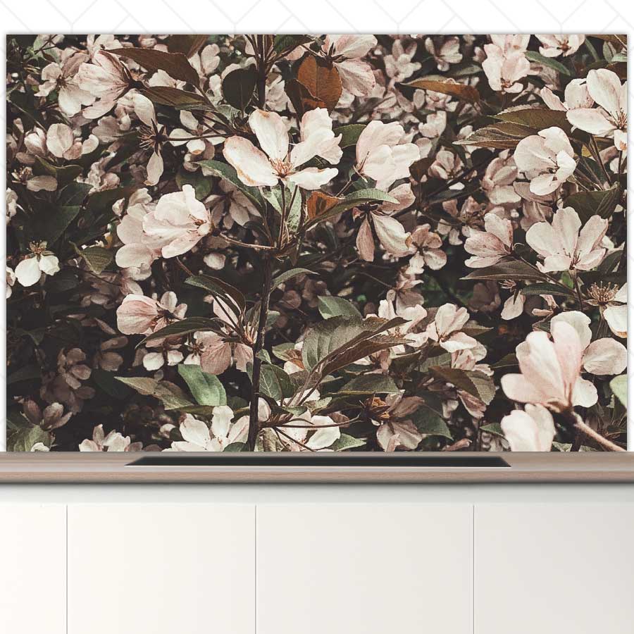 Spatscherm - Lente bloemen