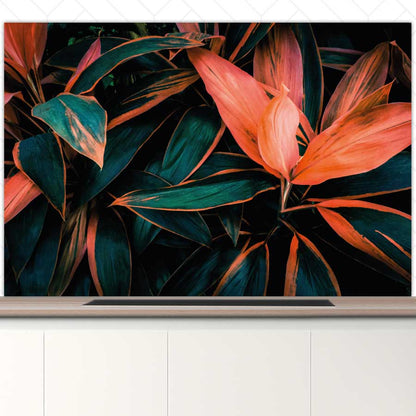 Spatscherm - Tropische bloem