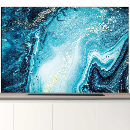 Spatscherm - Marmer Oceaan