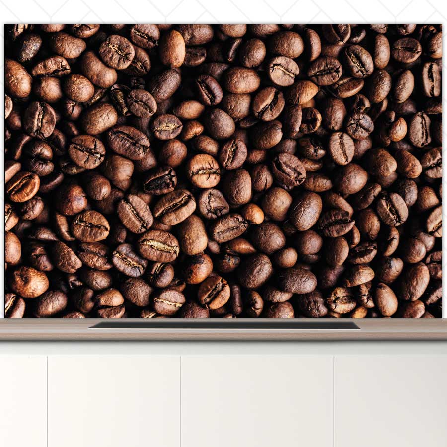 Spatscherm - Koffiebonen