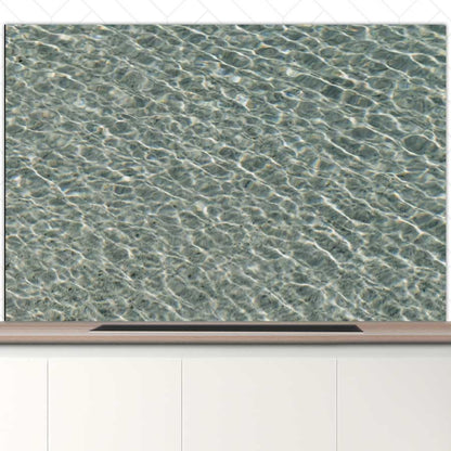 Spatscherm - Helderblauwe zee