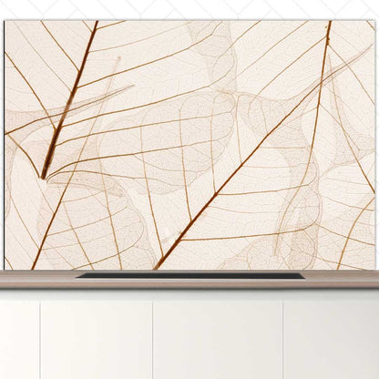 Spatscherm - Close-up van bladeren