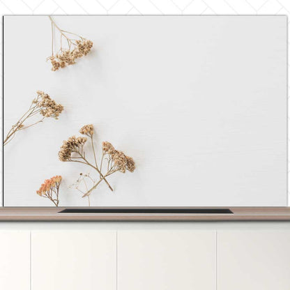 Spatscherm - Droogbloemen