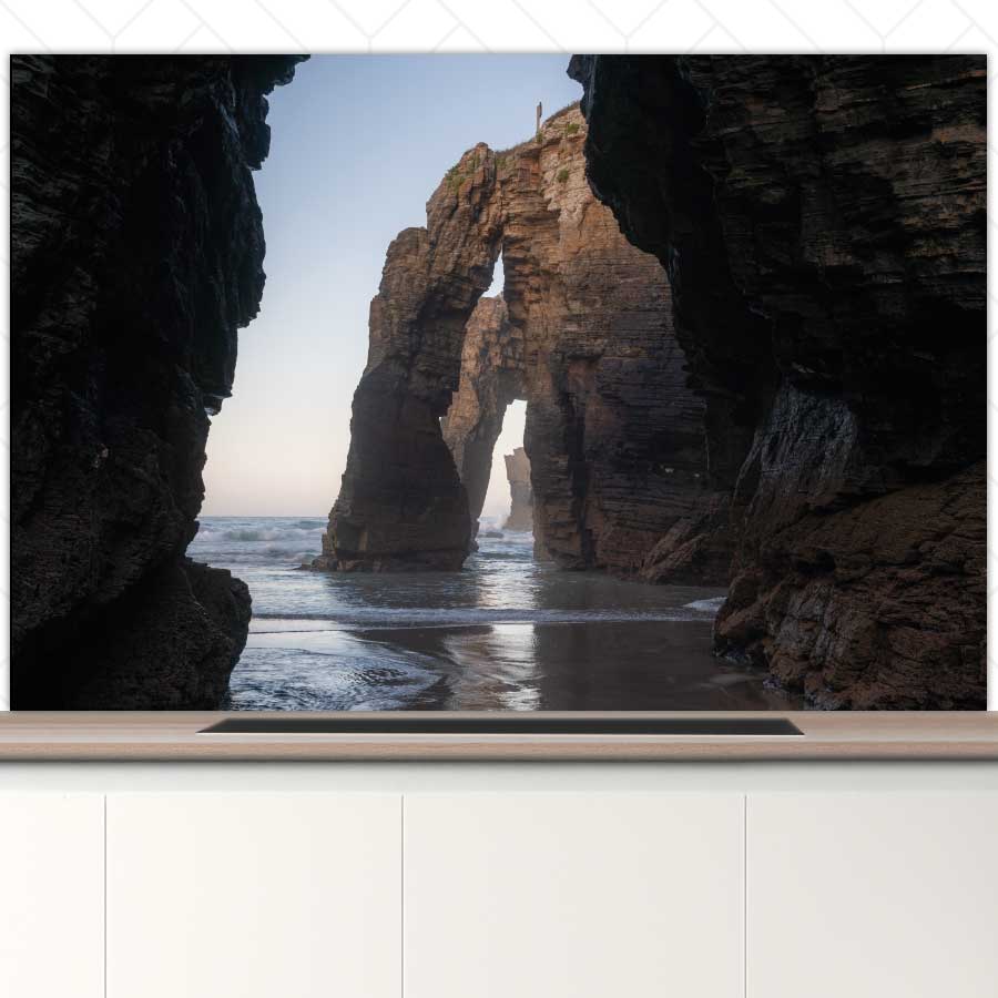 Spatscherm - Natuurlijke bogen