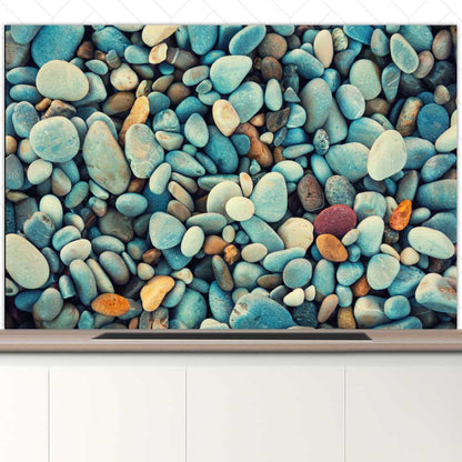 Spatscherm - Stenen strand