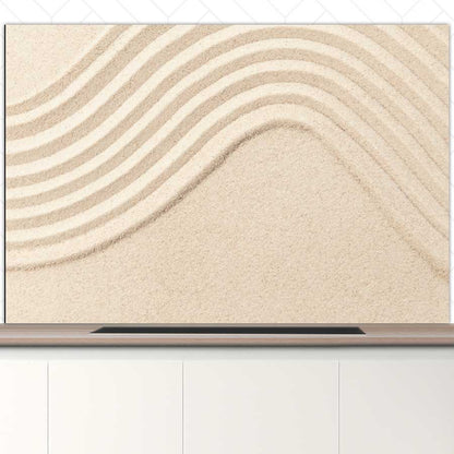 Spatscherm - Zandgolven