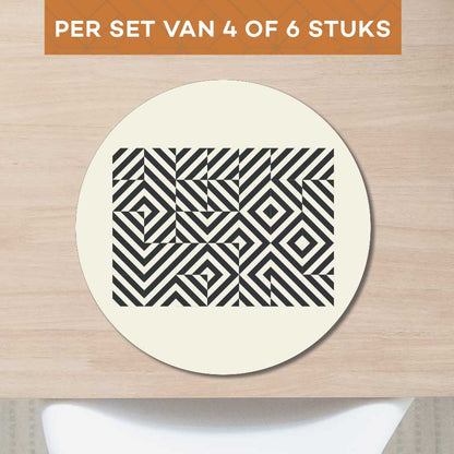 Placemat - Bauhaus vierkanten