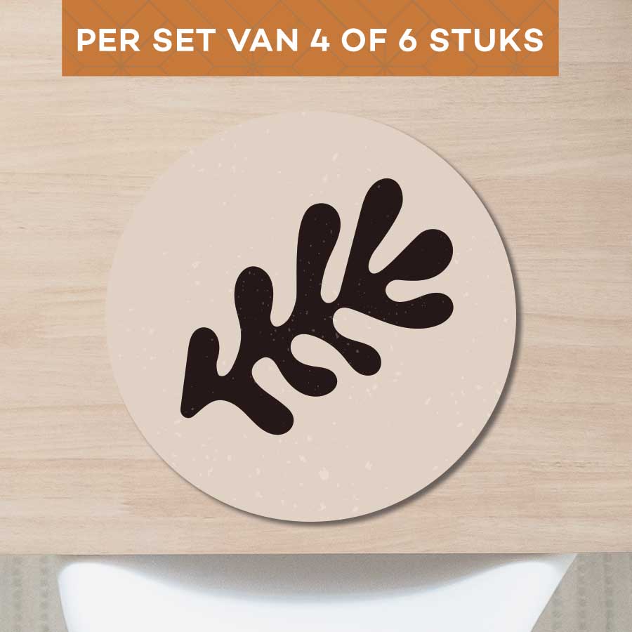 Placemat - Artistiek blad