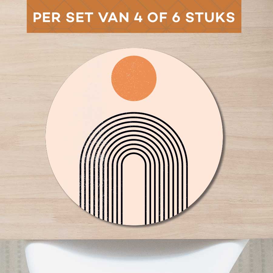 Placemat - Boho Regenboog