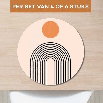 Placemat - Boho Regenboog