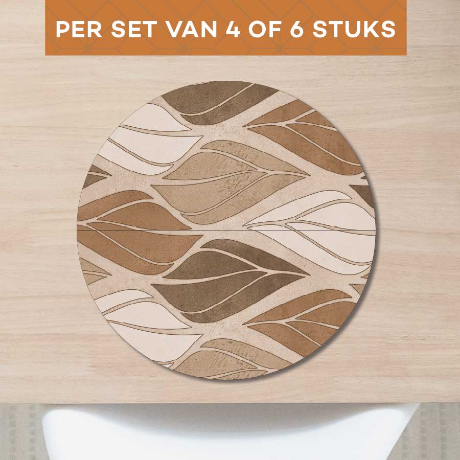 Placemat - Golvende bladeren