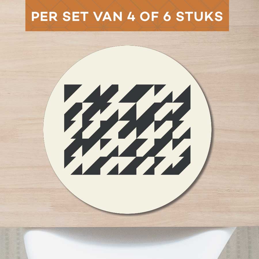 Placemat - Bauhaus driehoeken