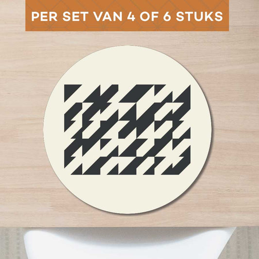 Placemat - Bauhaus driehoeken