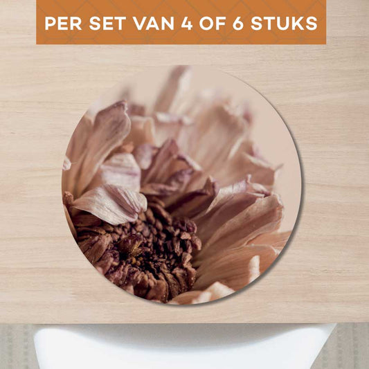 Placemat - Gedroogde chrysant