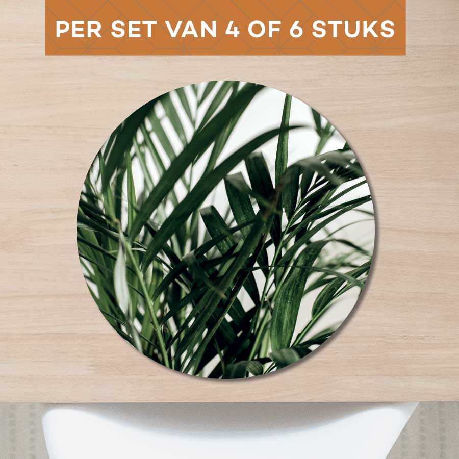 Placemat - Palm bladeren