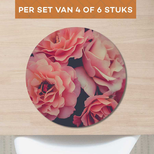 Placemat - Rozen close-up