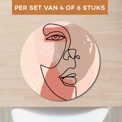 Placemat - Gezicht in balans