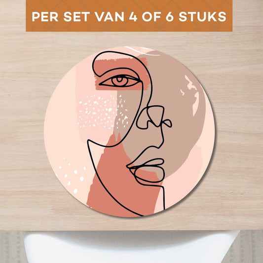 Placemat - Gezicht in balans