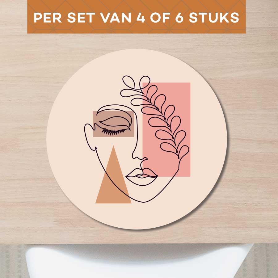 Placemat - Abstracte elegantie