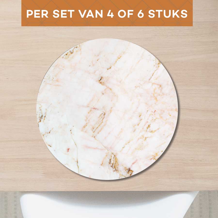 Placemat - Marmer Natuurlijk Wit