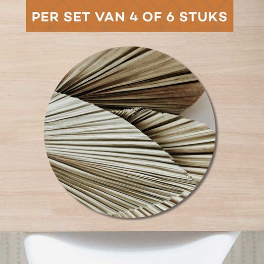 Placemat - Gedroogde palmbladeren