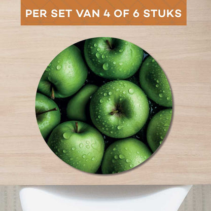 Placemat - Groene appels