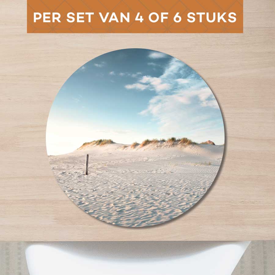 Placemat - Zandduin zonsondergang