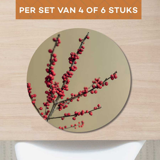 Placemat - Rode bessen