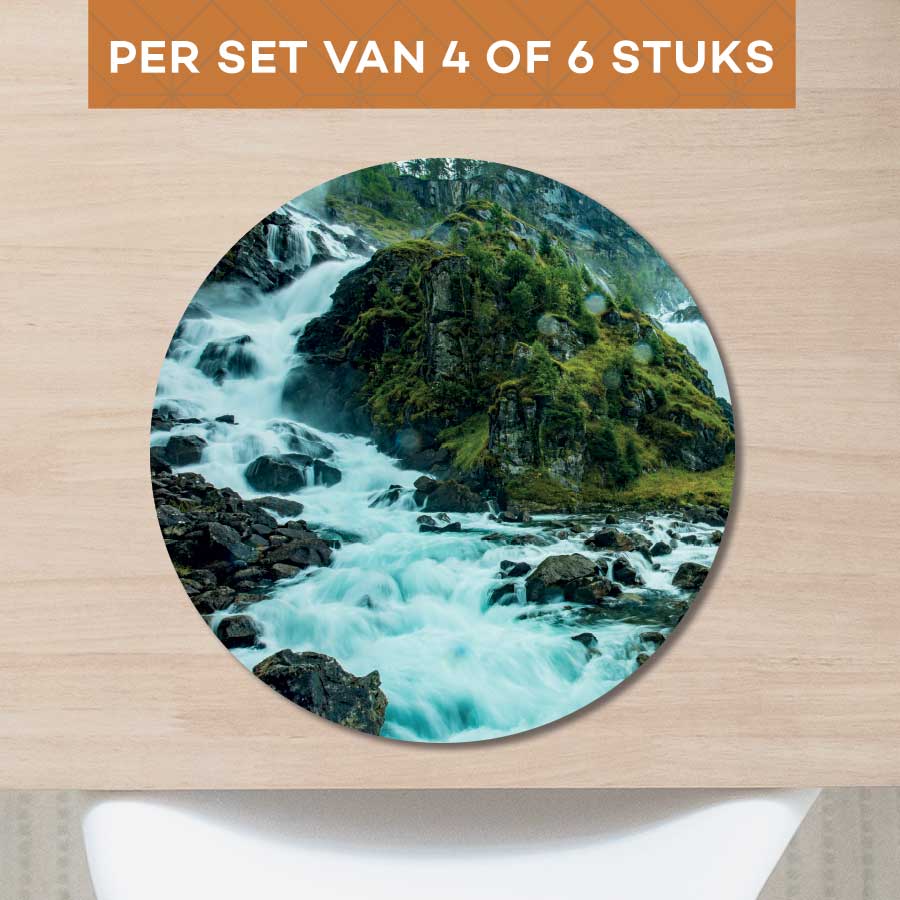 Placemat - Noordse waterval