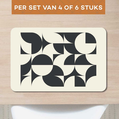 Placemat - Bauhaus cirkels