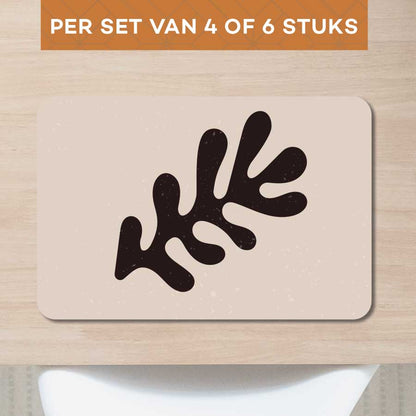 Placemat - Artistiek blad