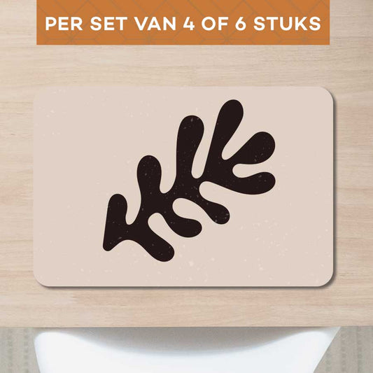Placemat - Artistiek blad