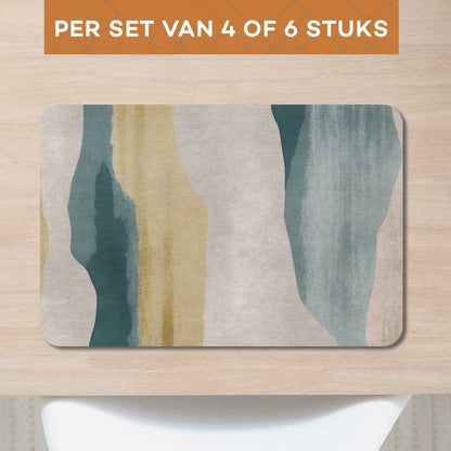 Placemat - Abstracte wolken