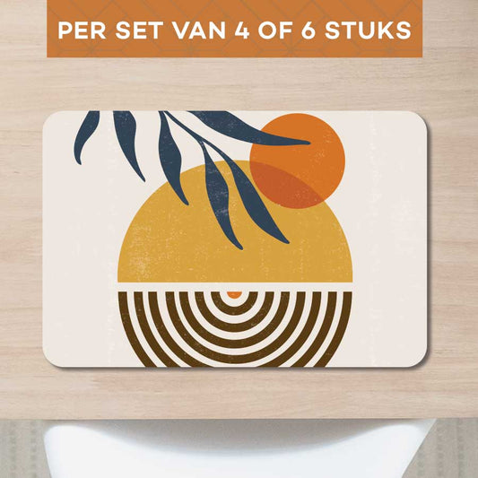 Placemat - Boho zonsondergang