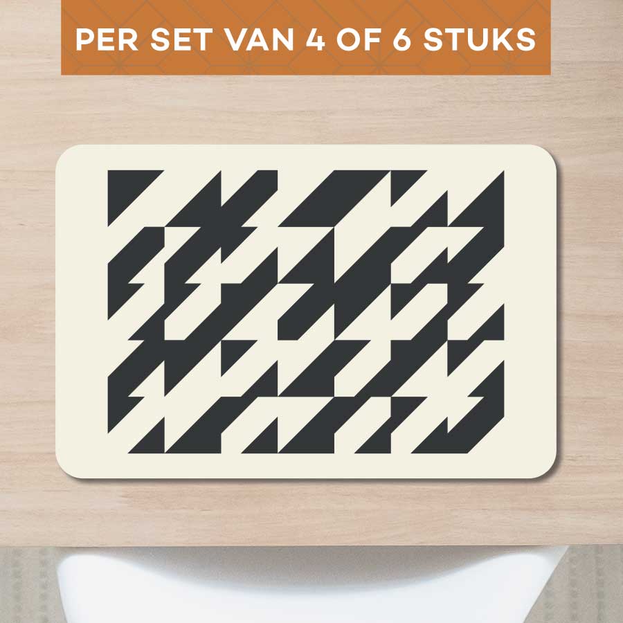 Placemat - Bauhaus driehoeken