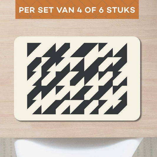Placemat - Bauhaus driehoeken