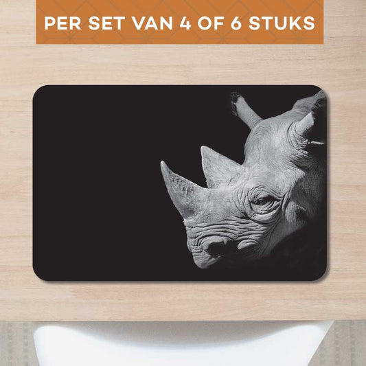 Placemat - Neushoorn