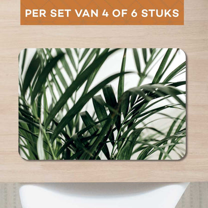 Placemat - Palm bladeren