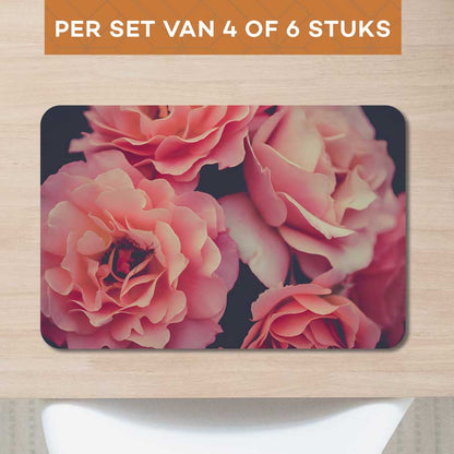 Placemat - Rozen close-up