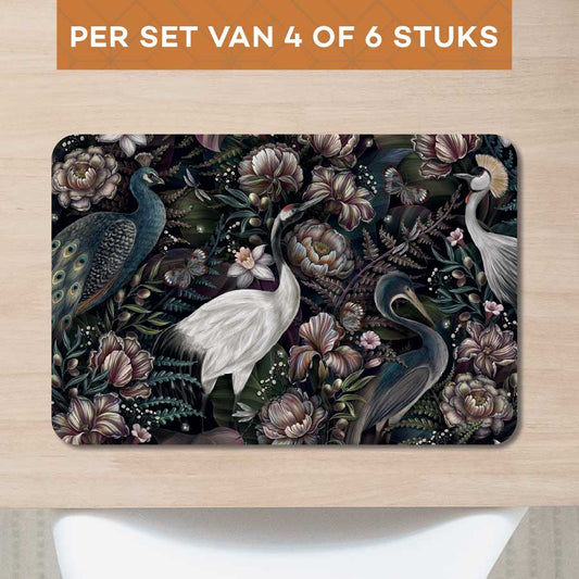 Placemat - Tropische vogels