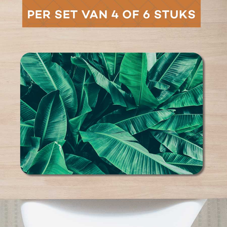 Placemat - Tropische bladeren