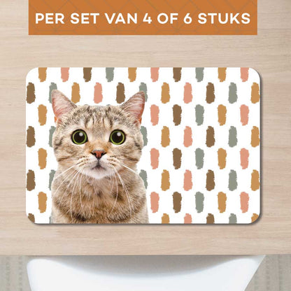Placemat - Funny kat vlekken