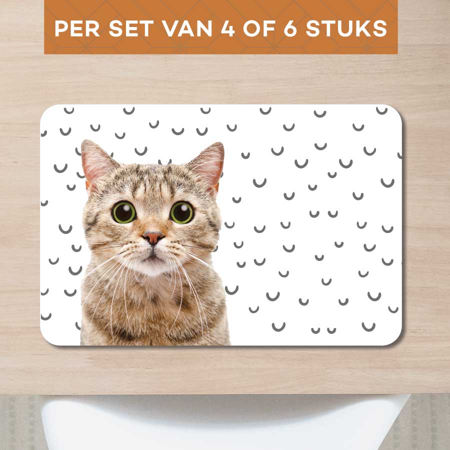 Placemat - Funny kat fugler