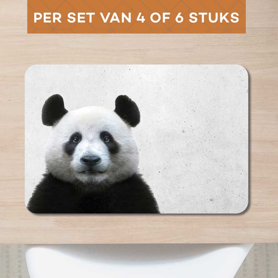 Placemat - Funny panda beton