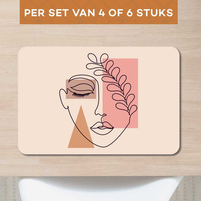 Placemat - Abstracte elegantie