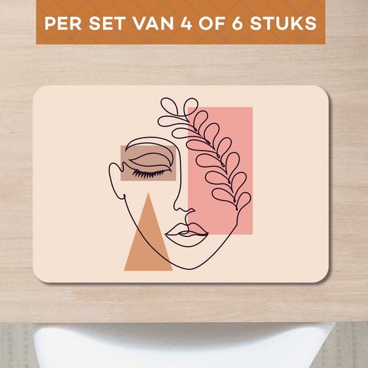 Placemat - Abstracte elegantie