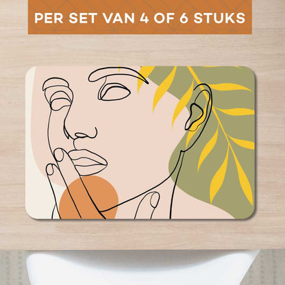 Placemat - Gracieuze vrouw