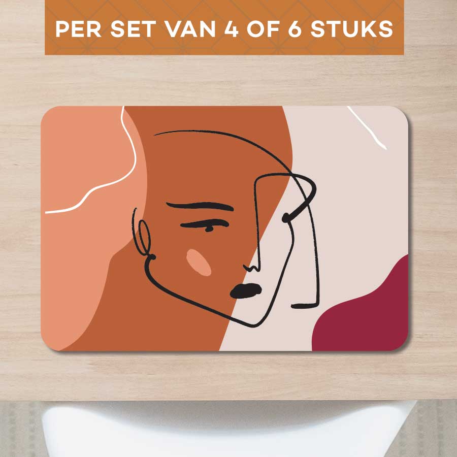 Placemat - Terracotta vrouw